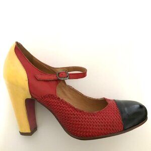 Leather sandals courts mary jane